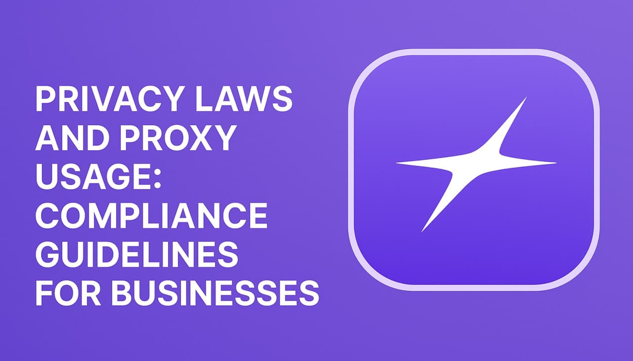 Privacy Laws and Proxy Usage: Compliance Guidelines for Businesses